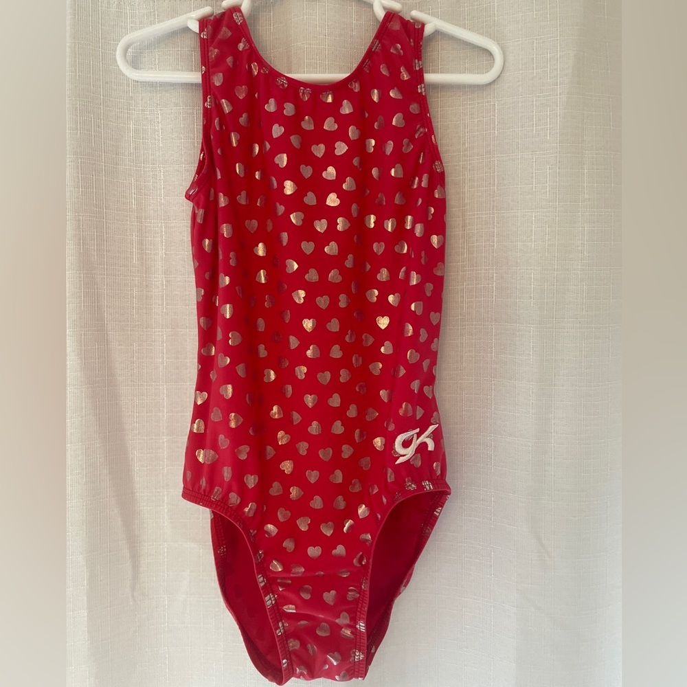 GK Elite Leotard-Hearts